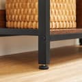 Miniatyrbillede 4 af 7: Stue Cabinet - Storage Cabinet - Standing Rack - Brown -zwart