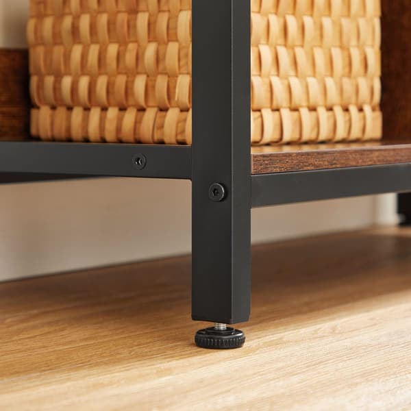 Stue Cabinet - Storage Cabinet - Standing Rack - Brown -zwart