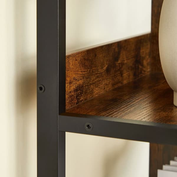 Stue Cabinet - Storage Cabinet - Standing Rack - Brown -zwart