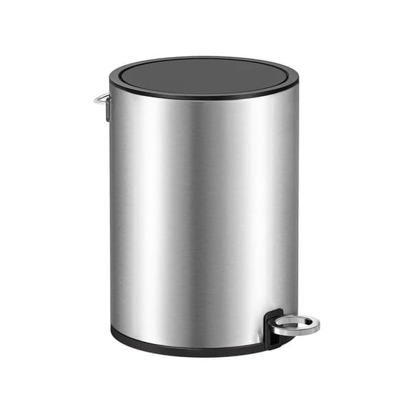 Cosmetics Box - Small Trash Can - 3 liter - Silver
