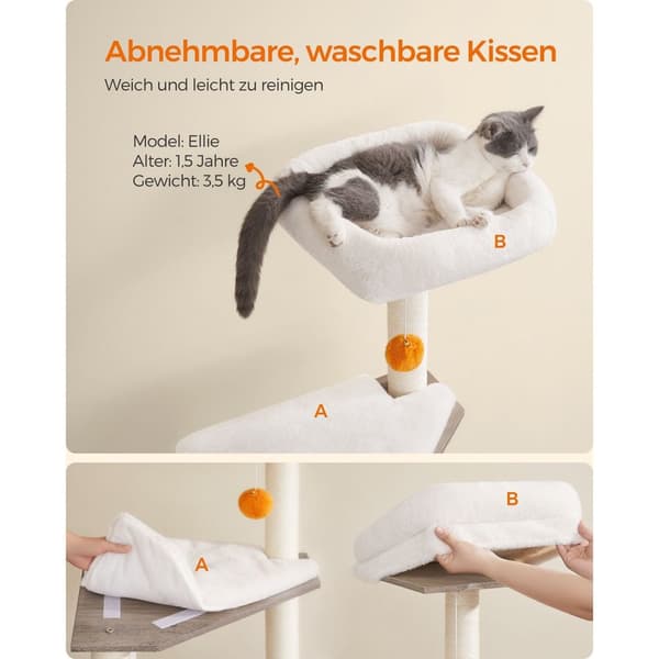 Scratching Post - 2 -in -1 - Lull Box and Scratching Post - Modern Cat Tree