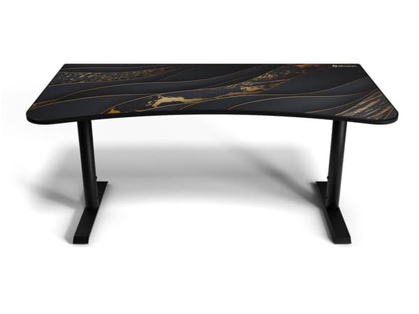 Arozzi Arena Gaming Desk - Black Gold