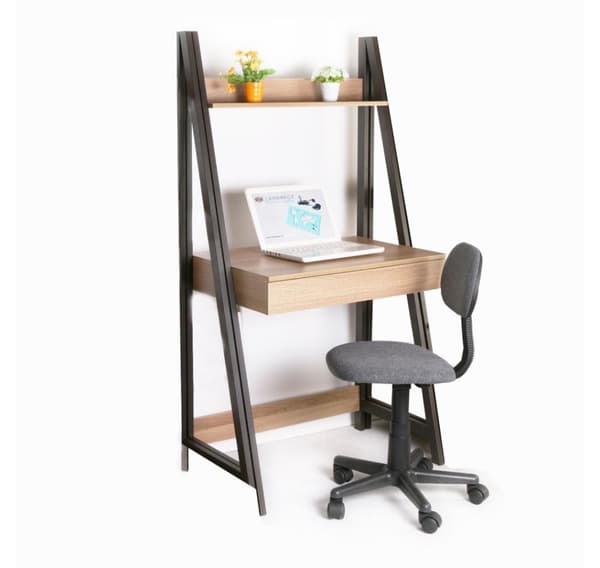 Skrivebord STEP 74x48xH146cm, eik