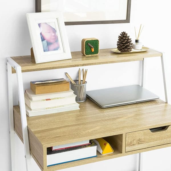 Rootz Home Office Bordsbord - Datorbord - Arbetsstation med förvaringshylla