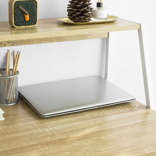 Rootz Home Office Bordsbord - Datorbord - Arbetsstation med förvaringshylla