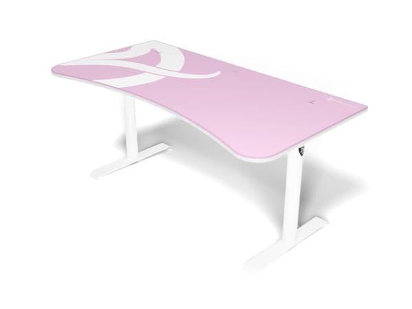 Arozzi Arena Gaming Desk - White Pink