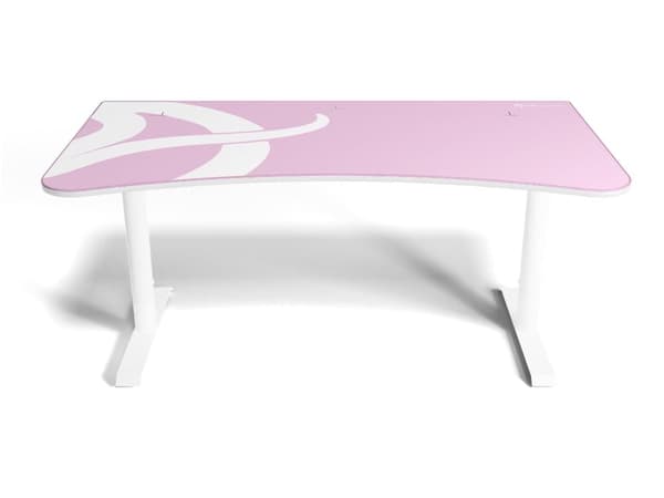 Arozzi Arena Gaming Desk - White Pink