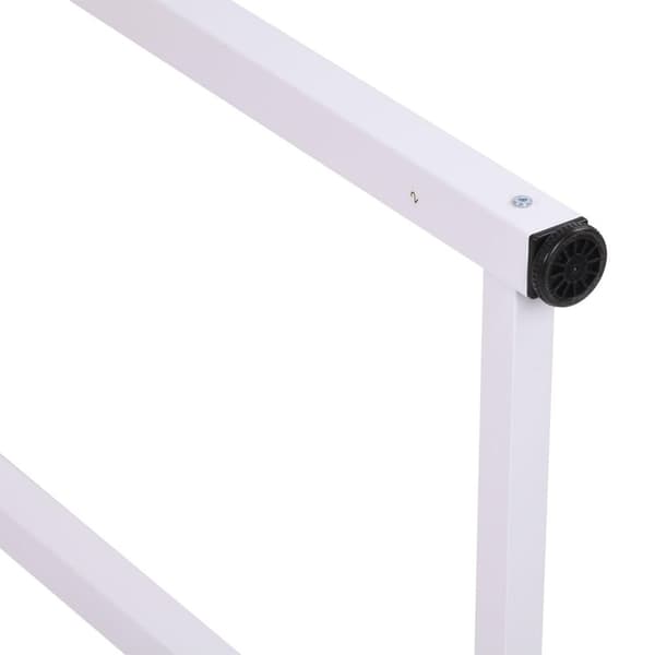 Rootz Bureau - Wit - Metalli, Mdf - 47,24 cm x 23,62 cm x 29,92 cm
