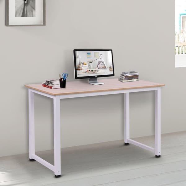 Rootz Bureau - Wit - Metalli, Mdf - 47,24 cm x 23,62 cm x 29,92 cm
