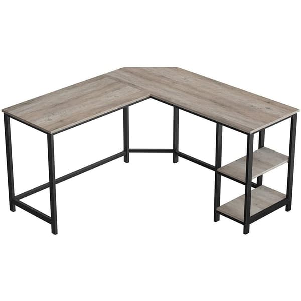 Rootz Desk - Työpöytä - Toimistopöytä - Pöydät - Harmaa/Musta - 138 x 138 x 75 cm