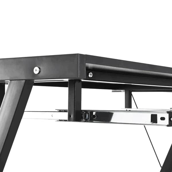 Rootz Desk - Office Desk - Gaming Desk - L Shape Desk - Black - 210 x 50 x 73.5 cm