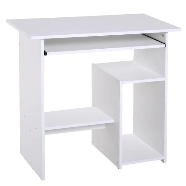 Rootz Computerbord - Computerbord - Kontorbord - Spillebord - Børneskrivebord - PC-bord - Hvid
