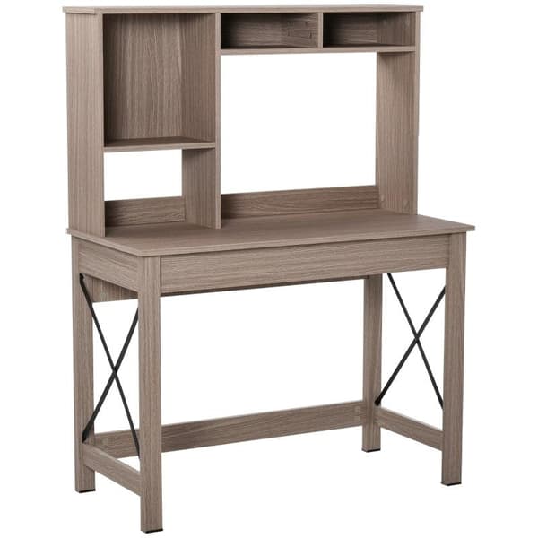 Rootz Skrivebord - Computerbord - Skrivebord - Kontorbord - Bogreol - 105 Cm X 50 Cm X 137,5 Cm