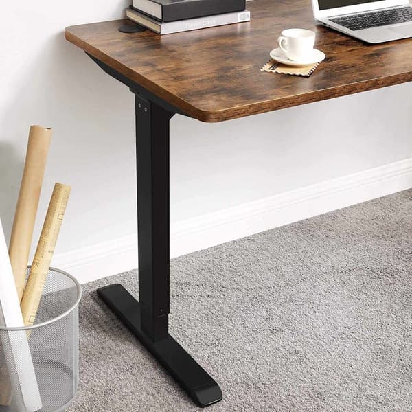 Rootz Skrivebord - Elektrisk Justerbar - Sidde-Stå-bord - Arbejdsplads - Industriel - 140 x 70 cm