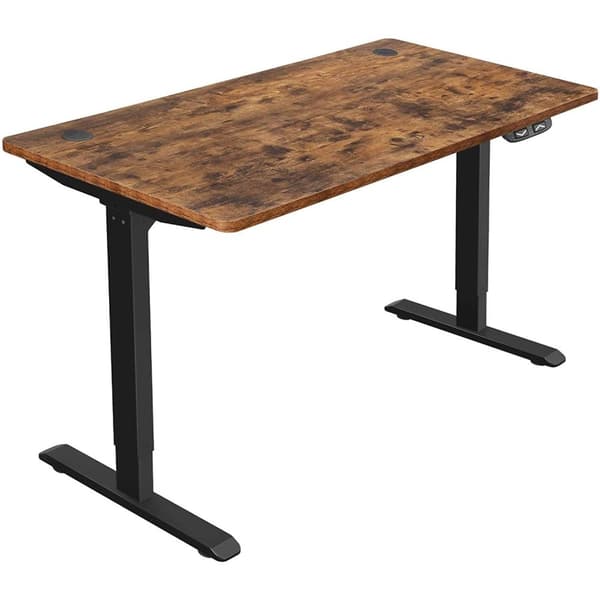 Rootz Skrivebord - Elektrisk Justerbar - Sidde-Stå-bord - Arbejdsplads - Industriel - 140 x 70 cm
