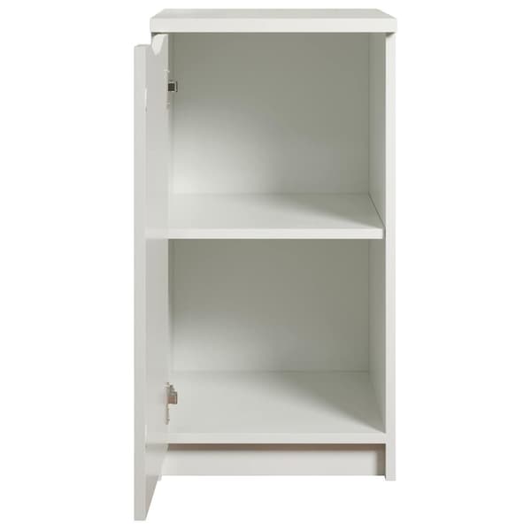 Rootz Office Desk Container - Storage Unit - Workstation Organizer - Desk Extension - Cabinet - Office Chest - White - 40 x 76 x 50 cm