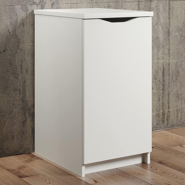 Rootz Office Desk Container - Storage Unit - Workstation Organizer - Desk Extension - Cabinet - Office Chest - White - 40 x 76 x 50 cm