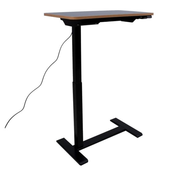 Skrivebord ERGO med 1 motor 70x40cm, sort