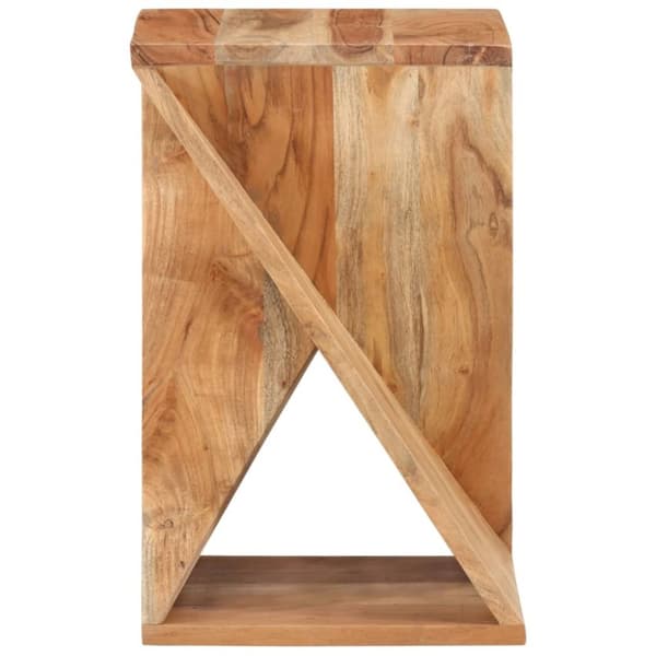 sidebord 35x35x55 cm massivt akacietræ