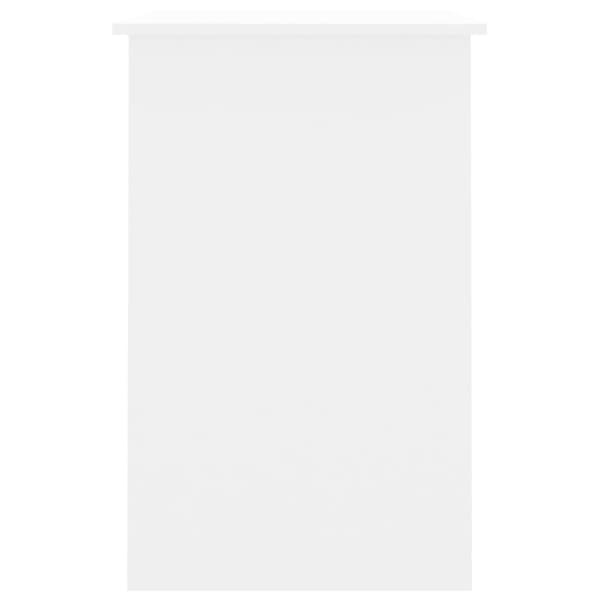 skrivebord 100x50x76 cm konstrueret træ hvid