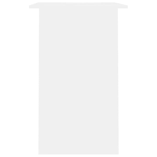 skrivebord 90x50x74 cm konstrueret træ hvid