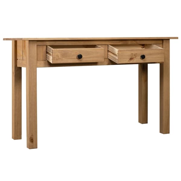 konsolbord Panama-serien 110x40x72 cm massivt fyrretræ