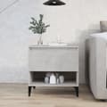 Miniatyrbild 1 av 10: Sidobord betonggrå 50x46x50 cm konstruerat trä