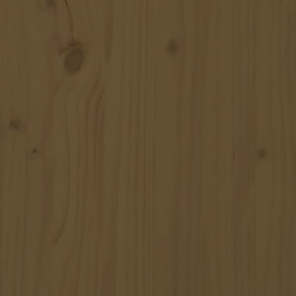 skrivebord 110x53x117 cm massivt fyrretræ gyldenbrun