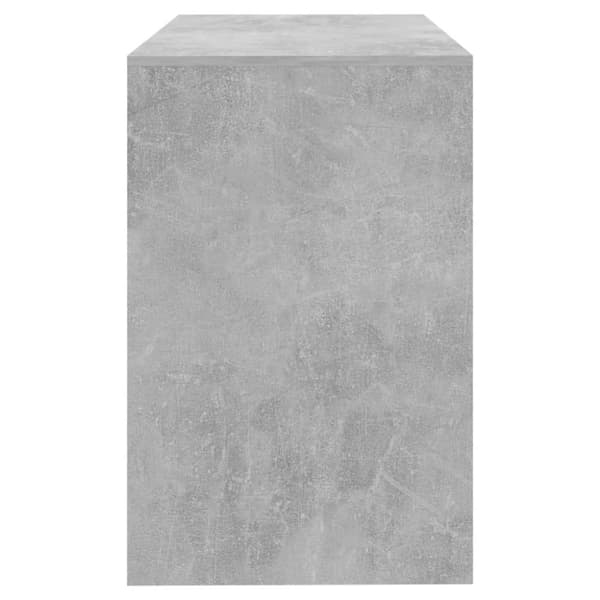Työpöytä betoninharmaa 101x50x76,5 cm tekninen puu