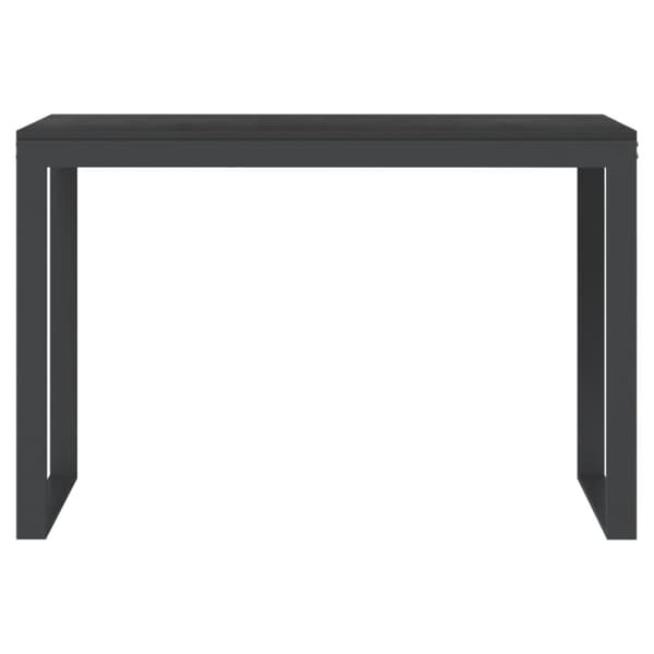 Tietokonepöytä musta 110x60x73 cm lastulevy