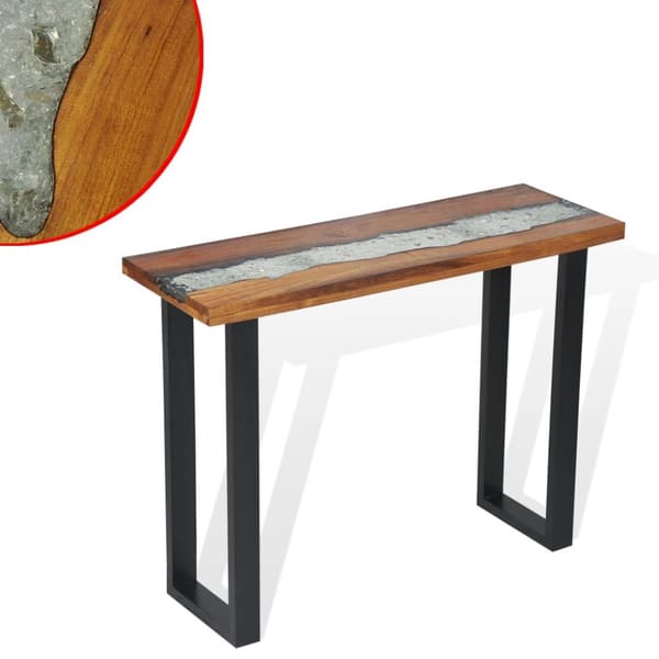 konsolbord teak 100 x 35 x 75 cm