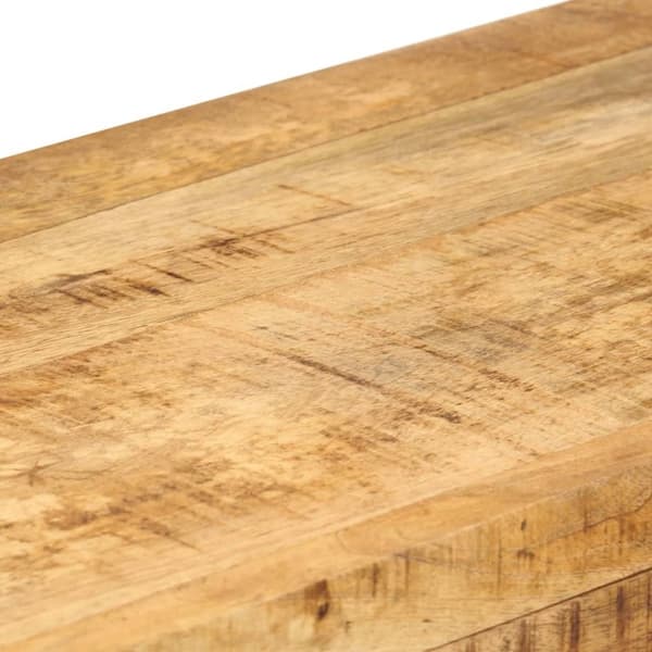 konsolbord massivt mangotræ 110 x 30 x 76 cm