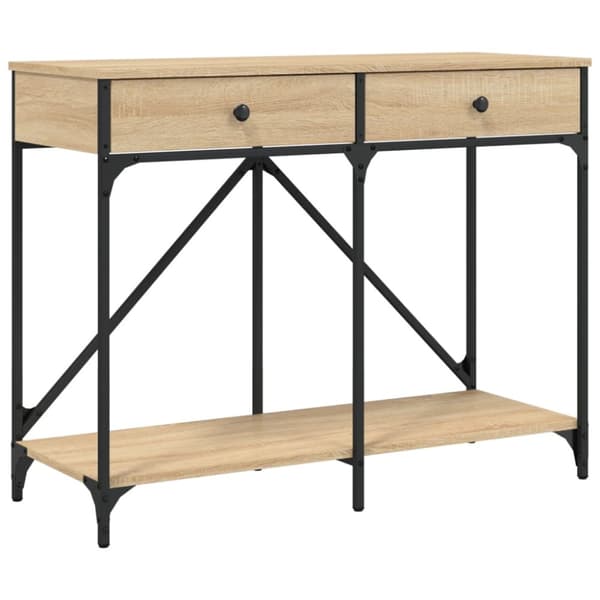 Sohvapöytä Sonoma-tammi 100x39x78,5 cm tekninen puu