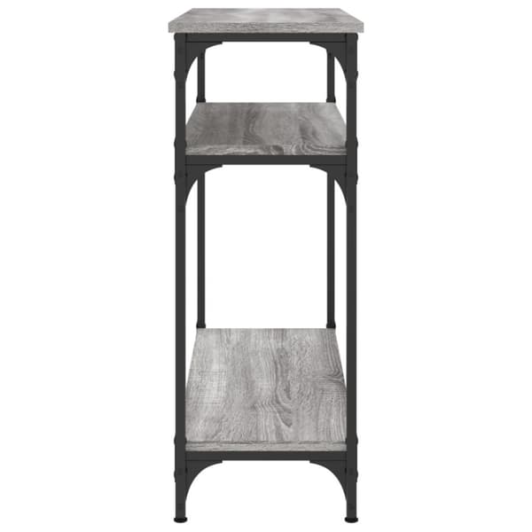 Konsolipöytä harmaa Sonoma 75x29x75 cm tekninen puu