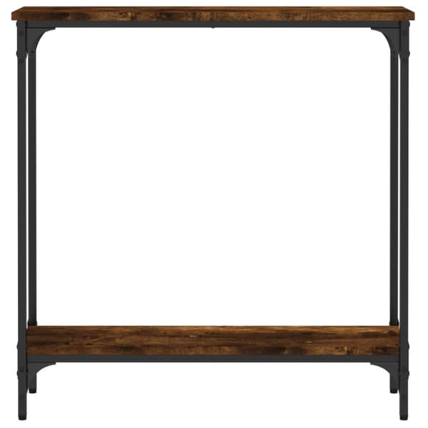 Konsolipöytä savutammi 75x22,5x75 cm tekninen puu