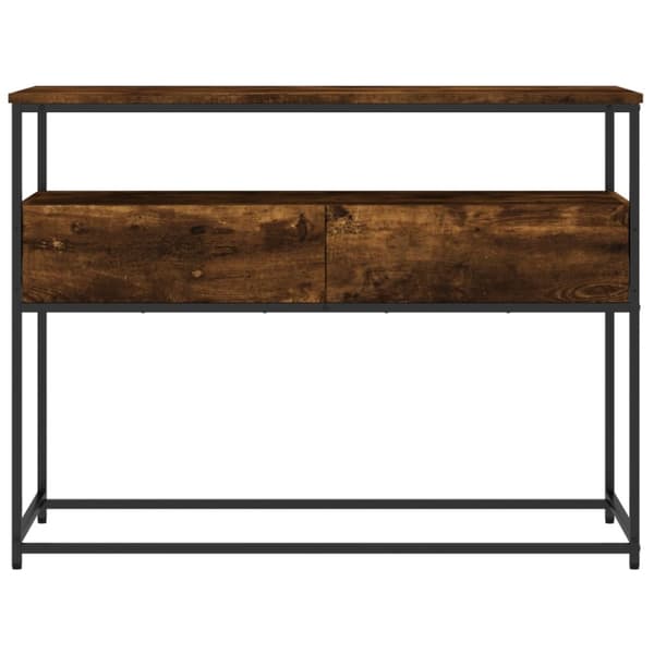 Konsolipöytä savutammi 100x40x75 cm tekninen puu