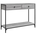 Pikkukuva 2 / 10: Konsolipöytä harmaa Sonoma 100x34,5x75 cm tekninen puu