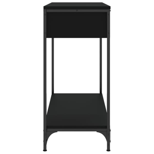 Konsolbord svart 75x34,5x75 cm konstruerat trä