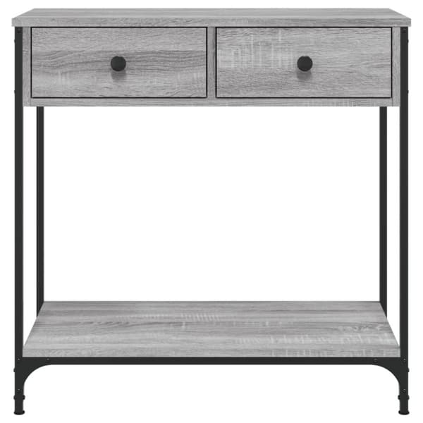 Konsolipöytä harmaa Sonoma 75x34,5x75 cm tekninen puu