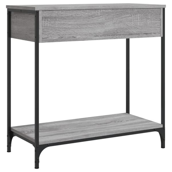 Konsolipöytä harmaa Sonoma 75x34,5x75 cm tekninen puu