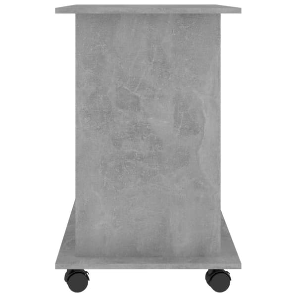 Tietokonepöytä betoninharmaa 80x50x75 cm tekninen puu