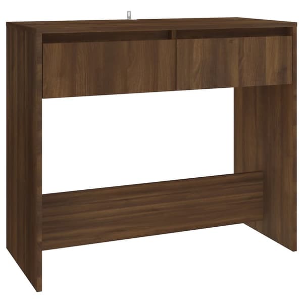Konsolipöytä ruskea tammi 89x41x76,5 cm tekninen puu