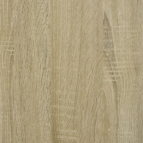 skrivebord med hylder 102x45x148 cm konstrueret træ sonoma-eg