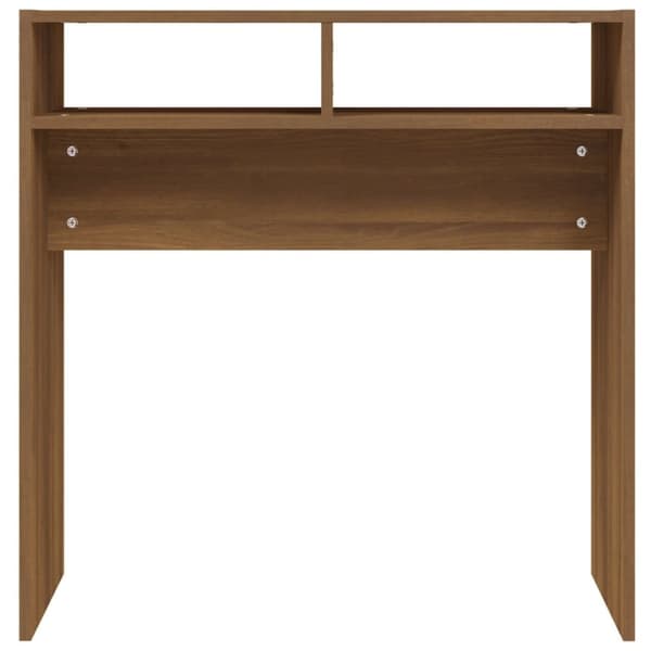 Konsolipöytä ruskea tammi 78x30x80 cm tekninen puu