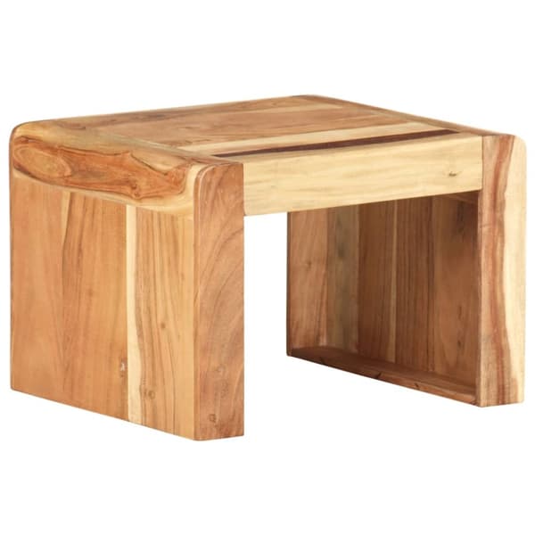 sidebord 43x40x30 cm massivt akacietræ