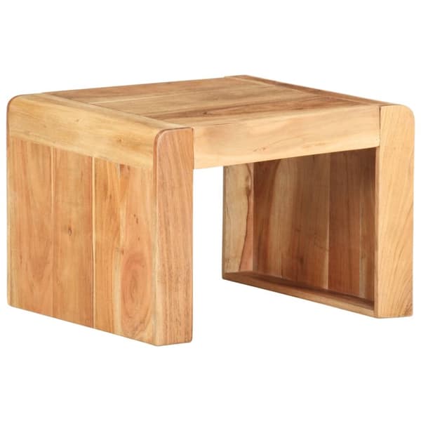 sidebord 43x40x30 cm massivt akacietræ