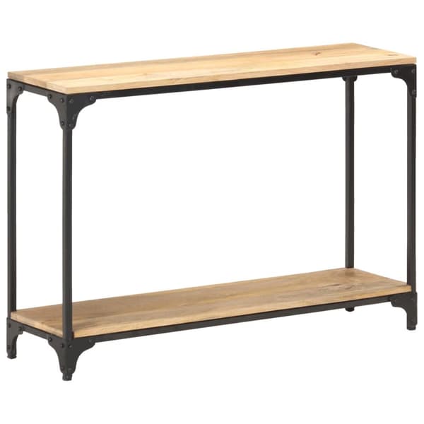 konsolbord 110x30x75 cm massivt mangotræ
