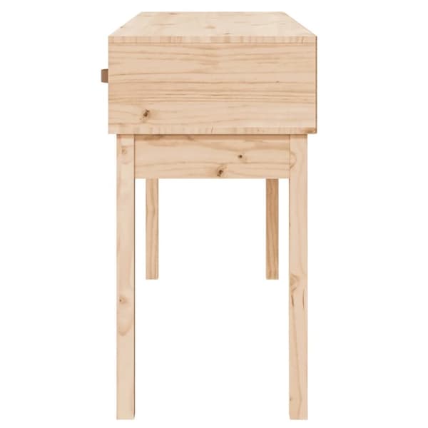konsolbord 114x40x75 cm massivt fyrretræ