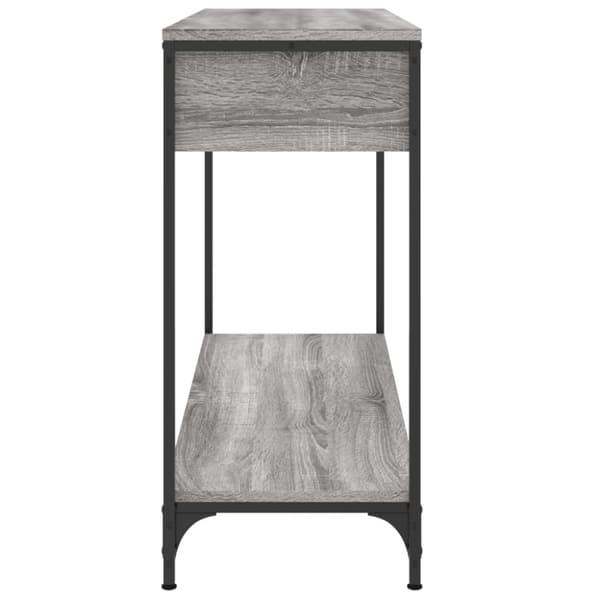Konsolipöytä harmaa Sonoma 100x34,5x75 cm tekninen puu