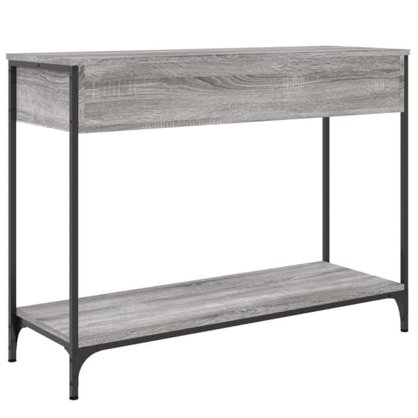 Konsolipöytä harmaa Sonoma 100x34,5x75 cm tekninen puu
